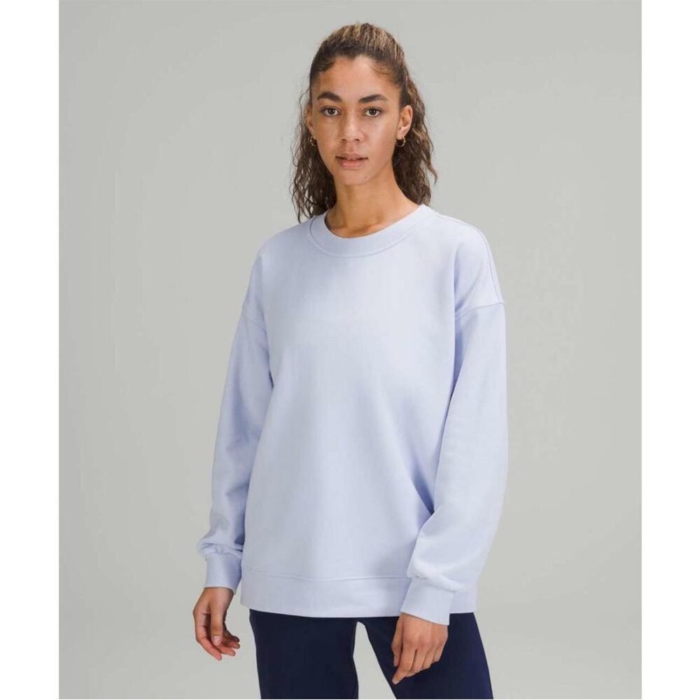 Lululemon Perfectly Oversized Crew in Serene Blue